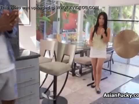 Tight asian filled with bbc